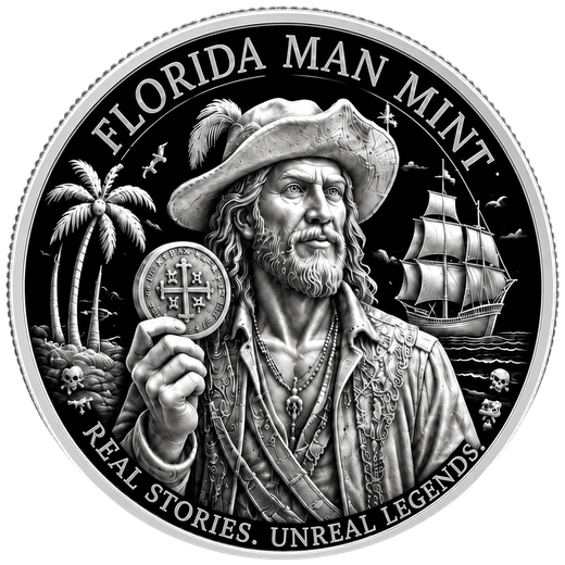 The Sunken Real silver coin from Florida Man Mint